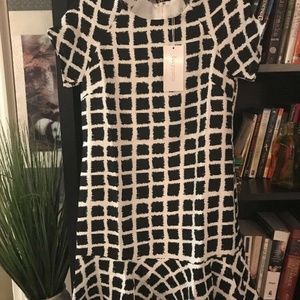 Anthropologie Lucy‎ Paris Dress Ruffled Hem Size S